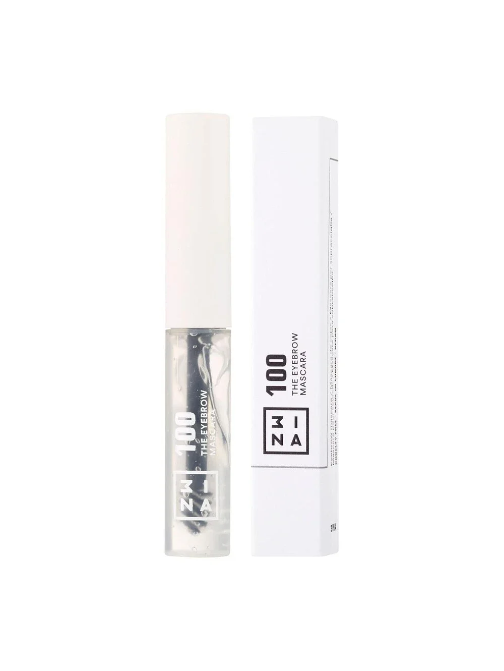 3INA MAKEUP The Eyebrow Mascara 100 Transparent 4mL Travel Sz **Lot of 2** READ